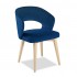 Mahor Beechwood Contemporary Modern Commercial Hospitality Restaurant Indoor Custom Upholstered Dining Arm Chair